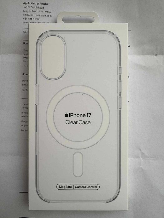 Калъф - Clear case MagSafe за Iphone 17