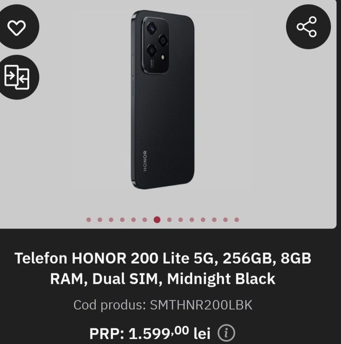 Honor 200 lite nou, sigilat
