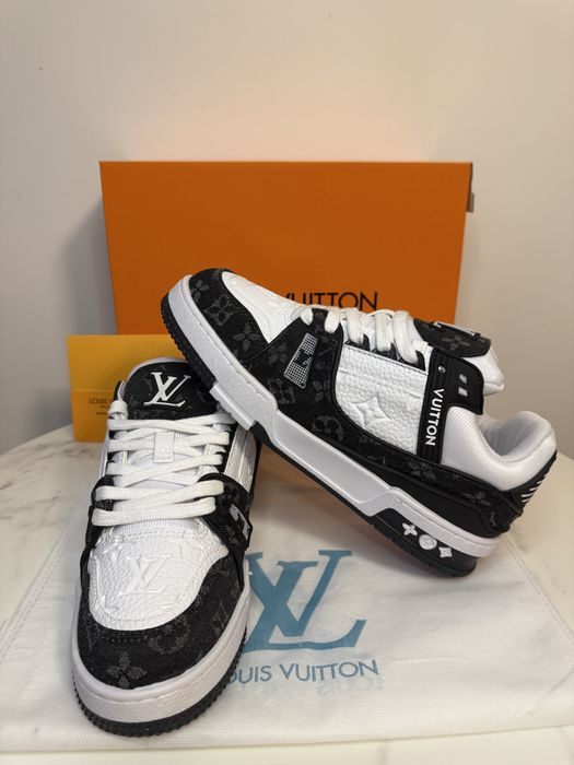 Adidasi Louis Vuitton black&white Premium
