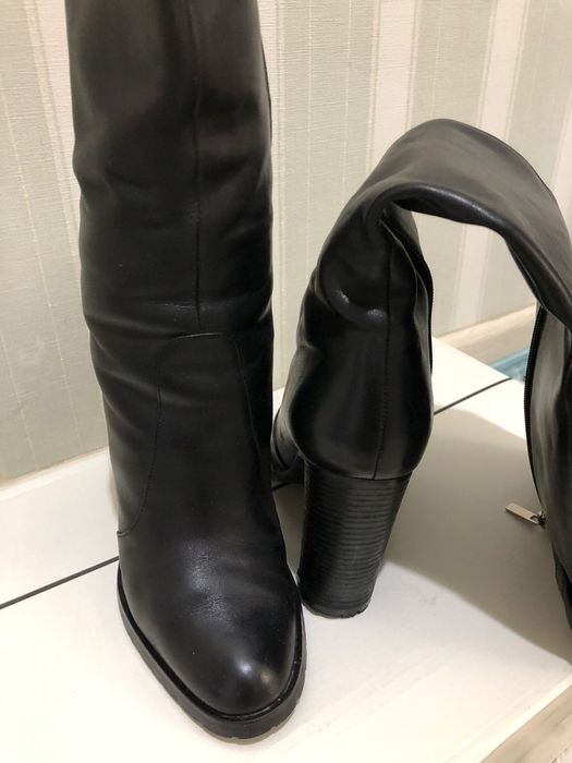 Сапоги зимние натуральная кожа Баскони и туфли