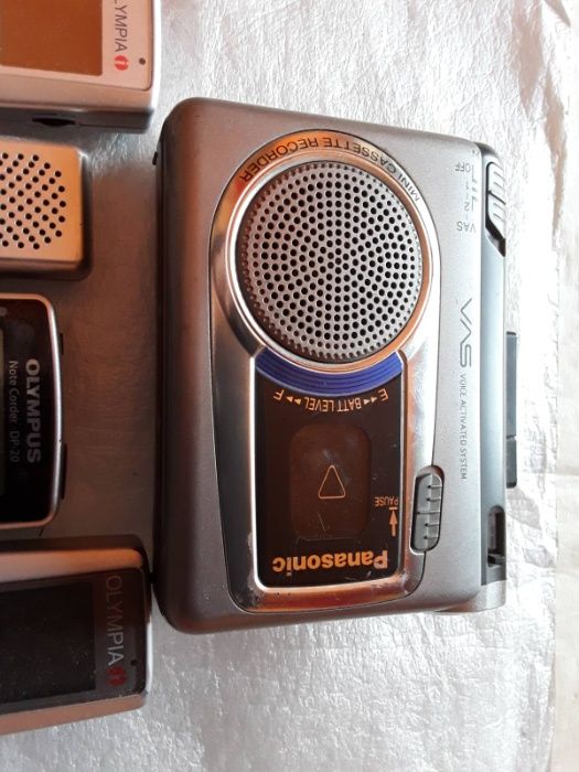 5 броя оригинални журналистически магнетофони-за части