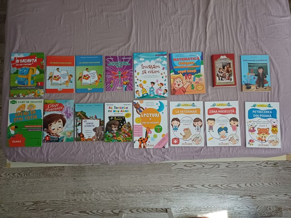 Carti si caiete de lucru pentru vacanta, concurs , lectura clasa I II