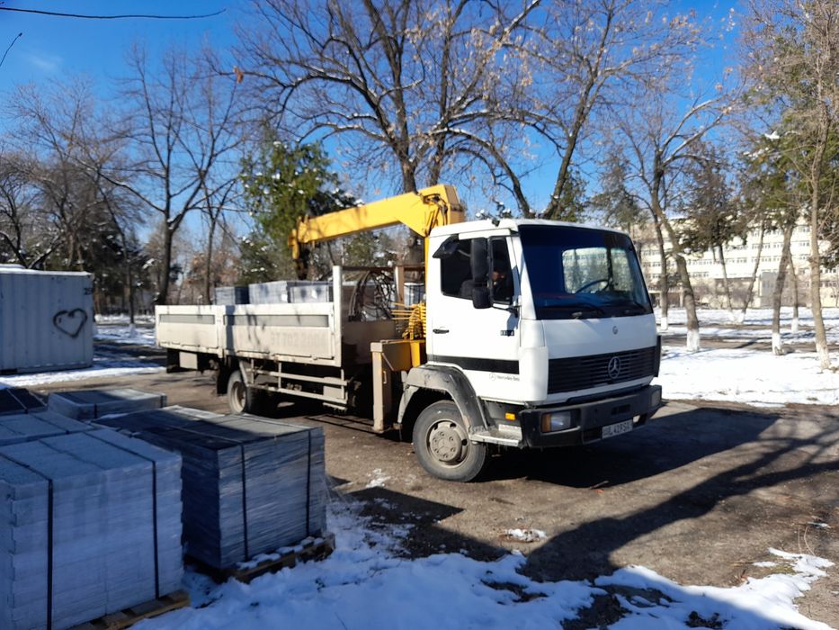 Услуга кран манипулятор хизмати, кран 7тонна машина 10тоннали