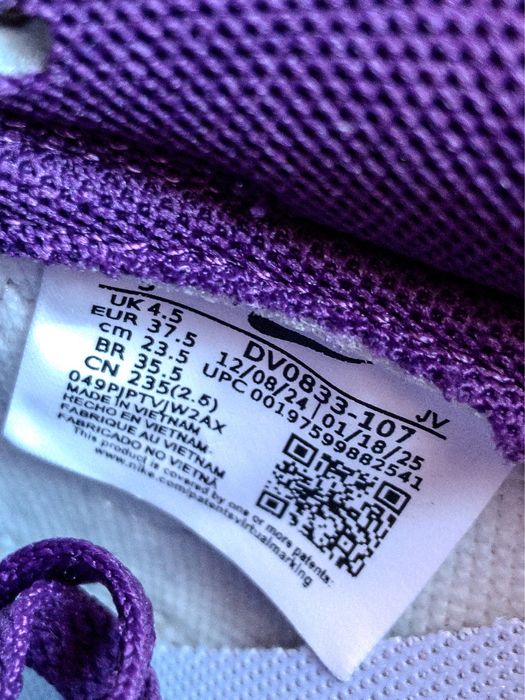 Nike Dunk Low Purple 37,5 si 38