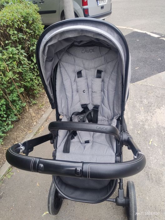 Cărucior Cavoe Avec Gri (Model 2024) – parti sport+ Accesorii