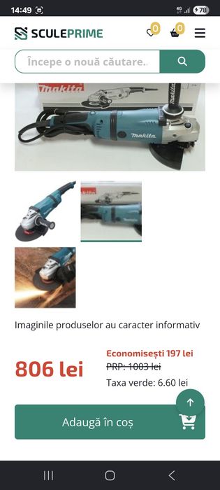 Flex makita nou, schimb