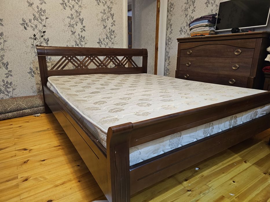 Кровать Сонет дерево 100% , двухспальнии,