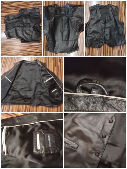 Vesta piele, mărimea L /L-XL