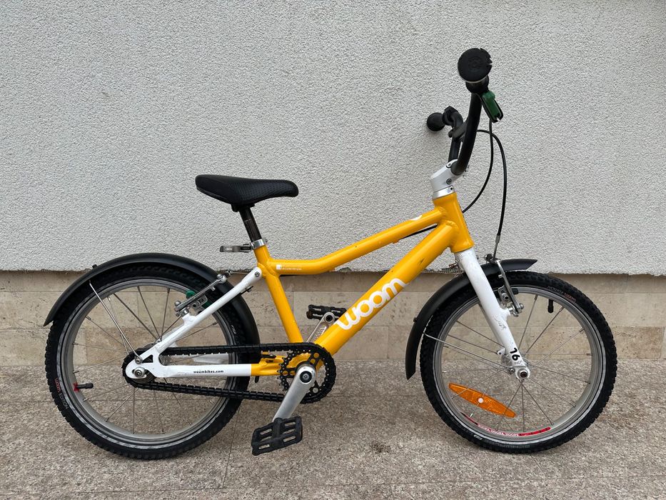 Woom 3 – 16” – bicicletă copii ultraușoară – funcțională – urme utilizare