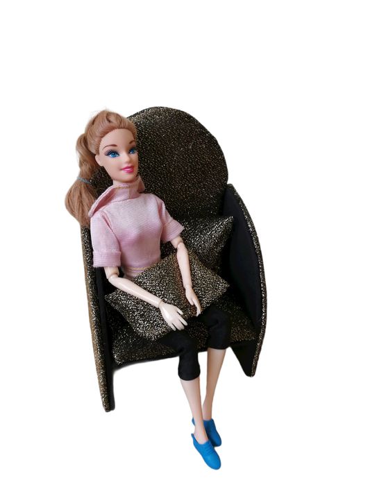 Мини Фотьойл за кукли Барби, обзавеждане за кукли