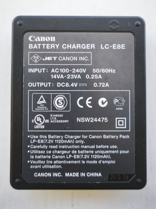 Canon LC-E8E încărcător