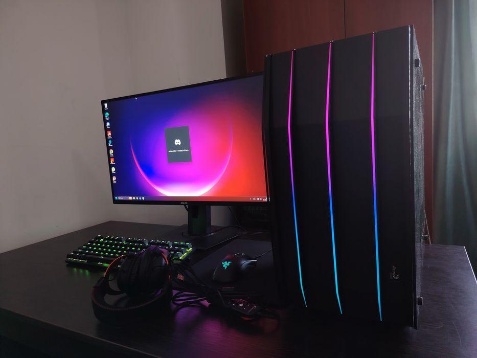 Игровой компьютер в сборе
