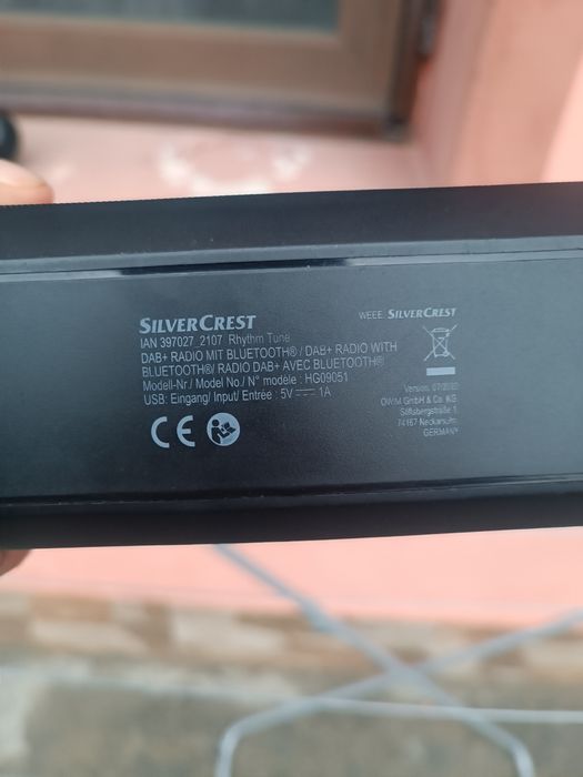 Radio bluetooth dab fm
