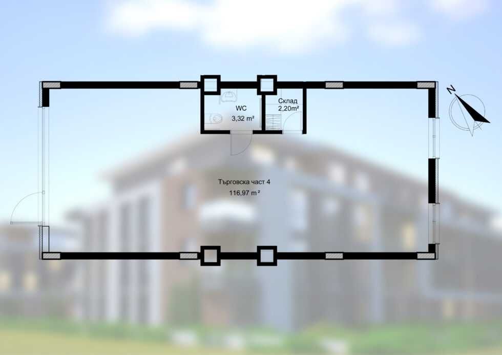 Продава се Магазин в София, Малинова долина - 116 кв.м за 2544 €/кв.м - Снимка #2