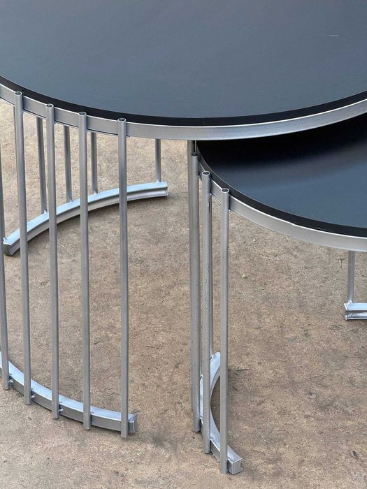 Журнальный стол, серия чёрный, с подставкой