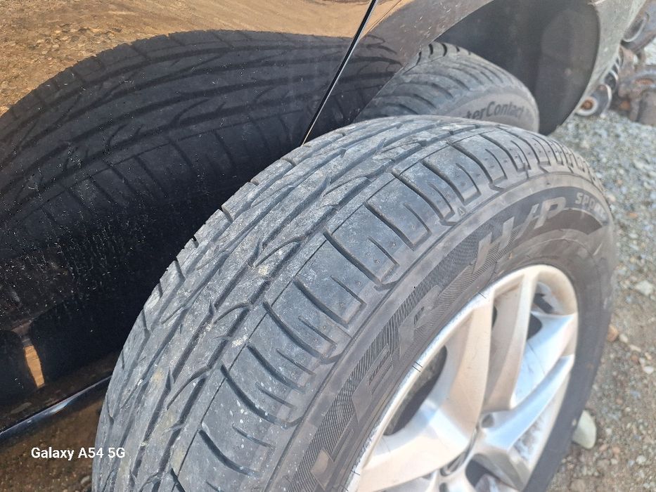 Jante VW Tiguan R16 model San Francisco cu anvelope vara 215/65R16 Bridgestone dot 0223