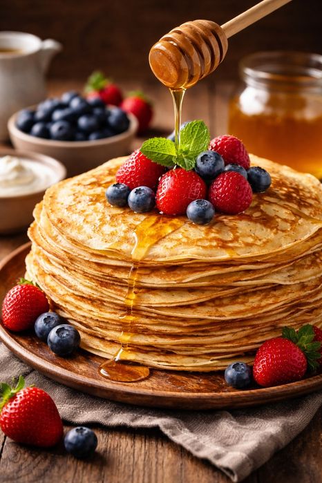 Блинчики по-домашнему.