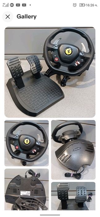 ТОП геймърски Волан педали Thrustmaster t T80 xbox 360 one ps 3 ps 4 5