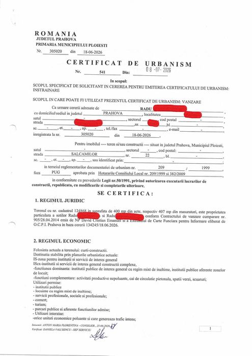 Teren colț 407 mp ISCx – ideal clinică, birouri, investiție