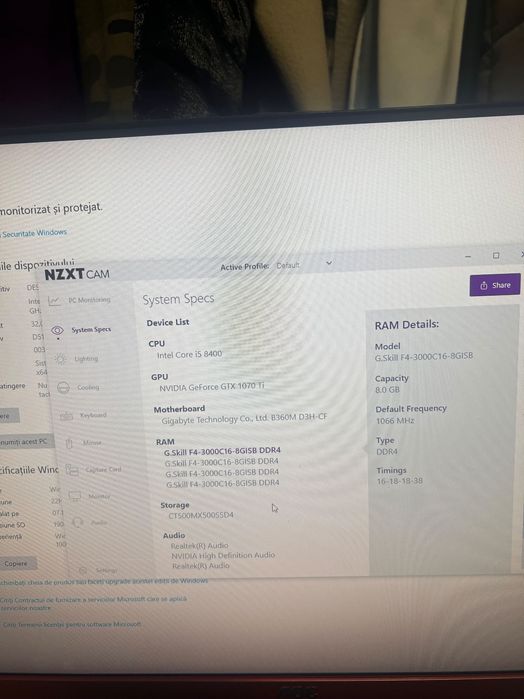 Gaming PC + 2 monitoare noi