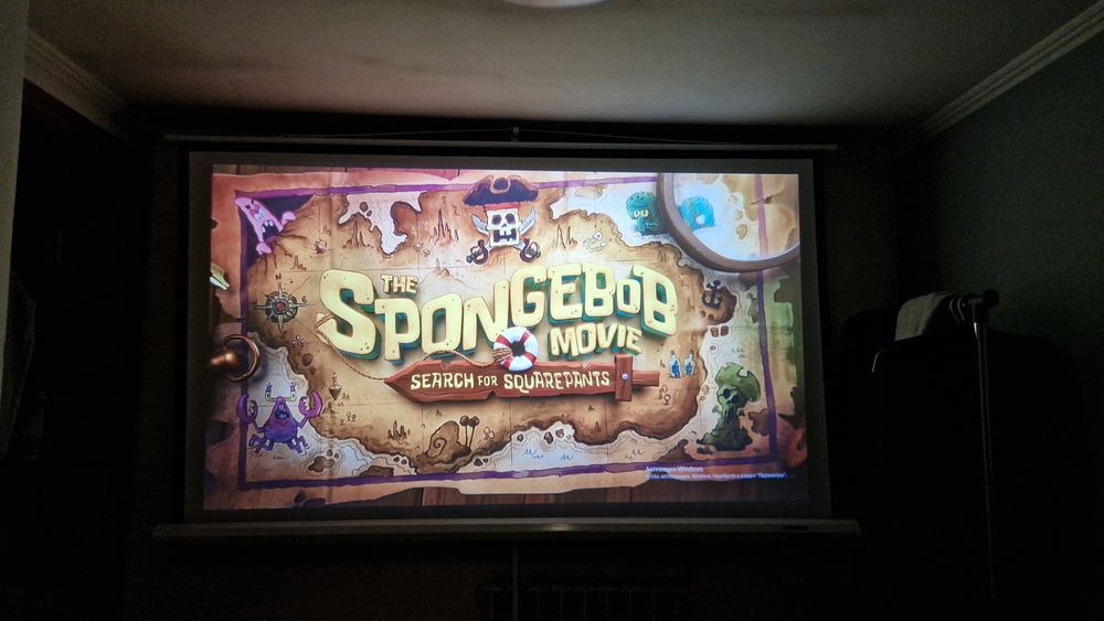 Проектор wanbo x2 max и экран для проектора