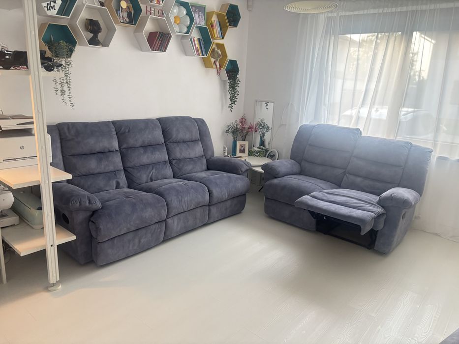 Set 3 Canapele cu reclinere Mobexpert