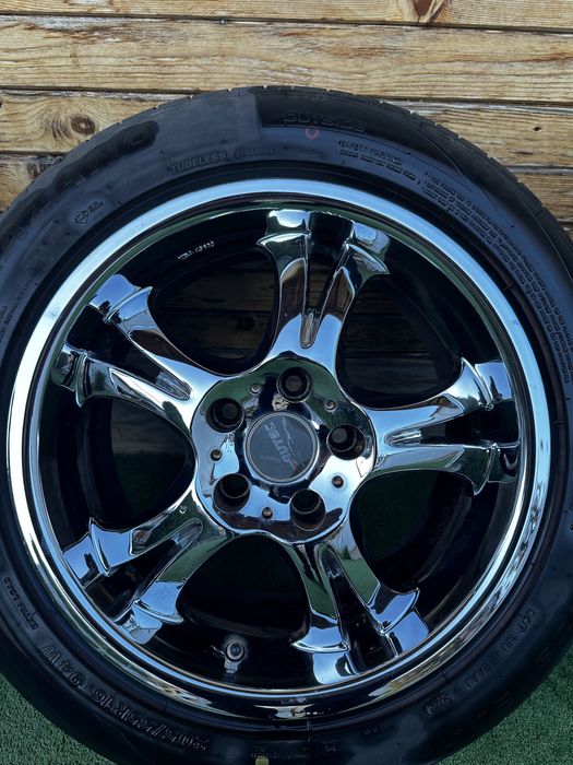 ПРОМОЦИЯ !!! Джанти Autec 16 цола хром, 5x110 J7,5  с гуми 205/55 R16