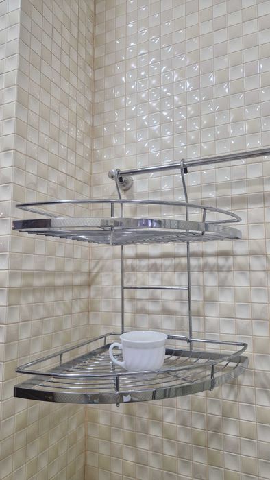 Навесные полки для кухни/ванной нержавейка