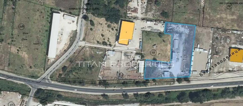 Продава се Парцел в Пловдив, Коматево - 5203 кв.м за 154 €/кв.м - Снимка #1