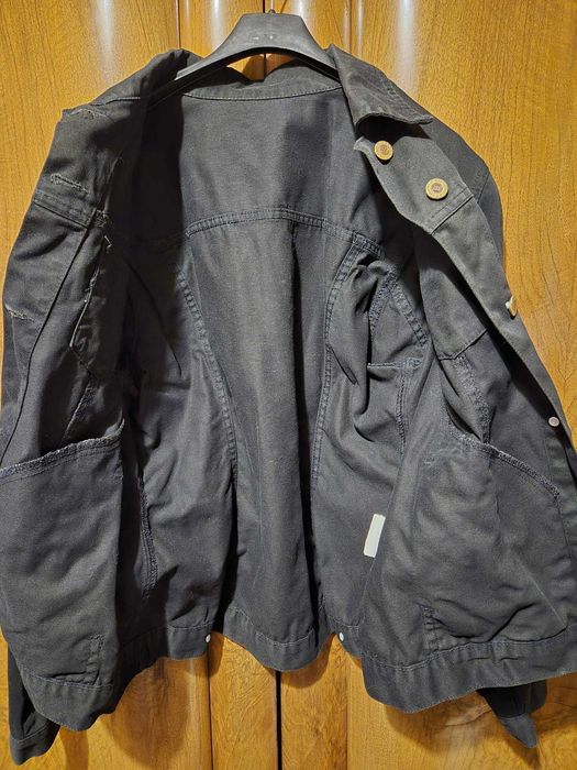 Geacă jeans neagră, măsura L,