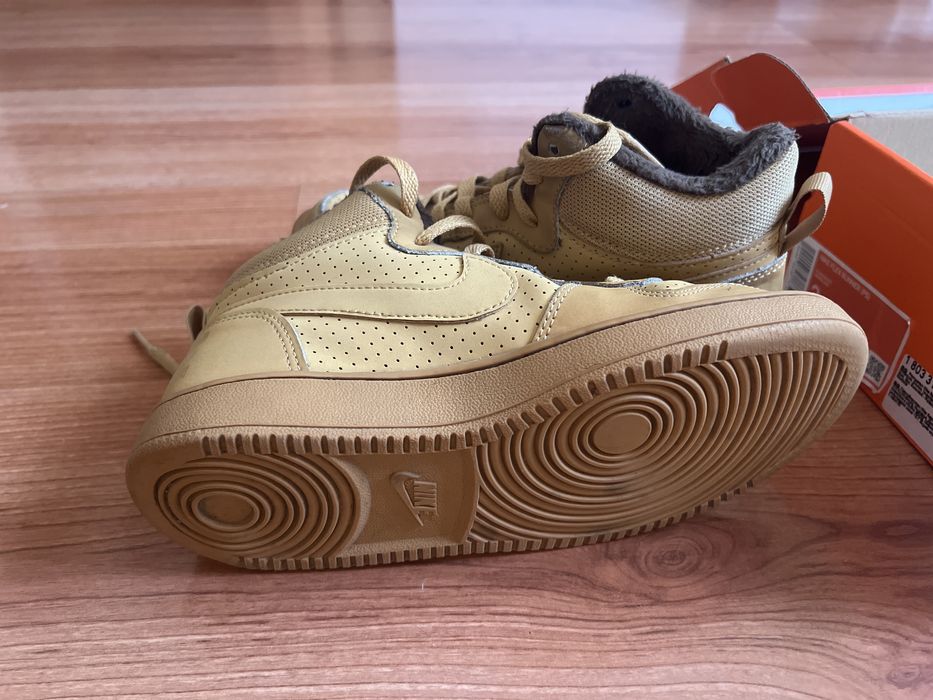 Есенно зимни -Nike Court Borough Mid Older Kids' Shoes - Yellow