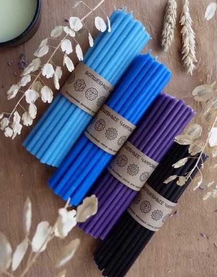 Свечи восковые, пчелинный воск