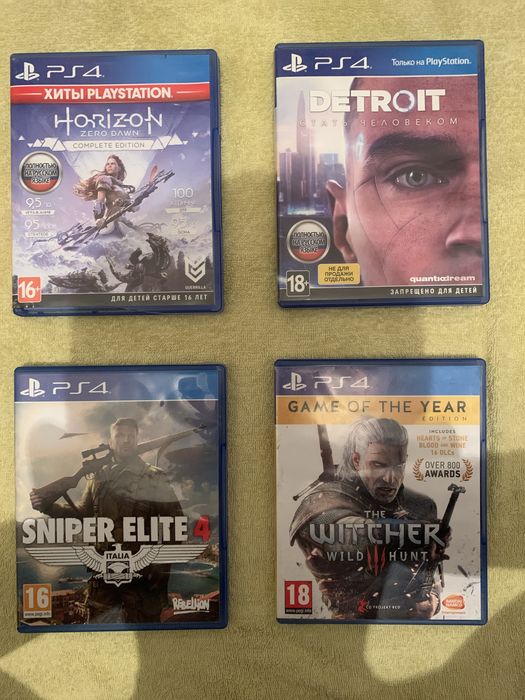 Продам игры на Ps4