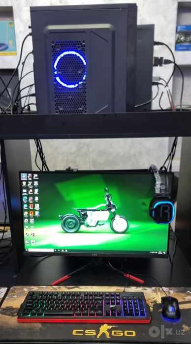 Игровой компьютер i5 10400 / ОЗУ 8ГБ/ RX 580 / Монитор 27 /165Hz