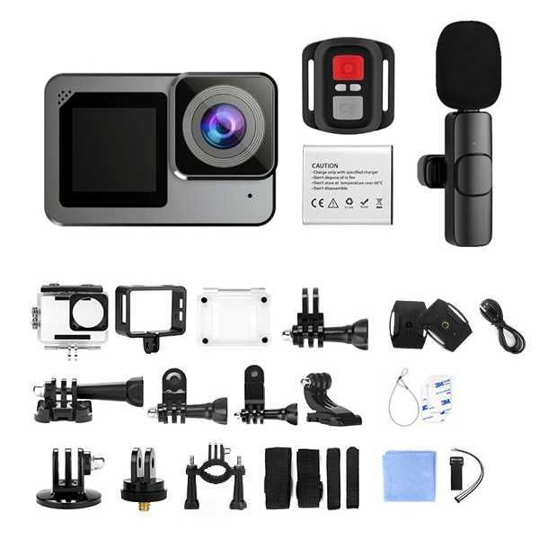 Екшън камера C36 - 4K/60FPS С WIFI водоустойчива до 30 m /SPK065/