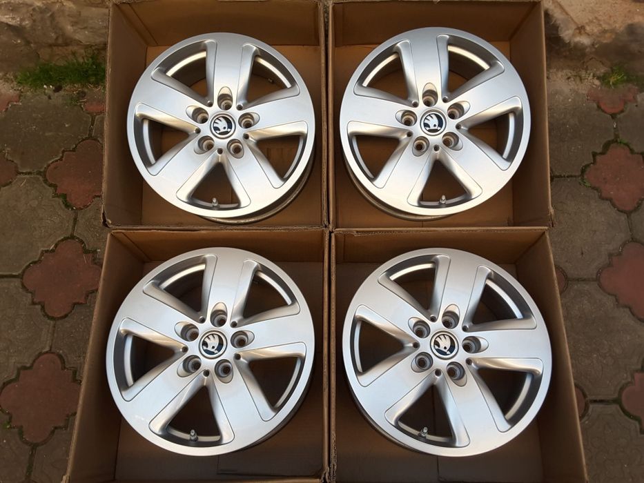 jante aliaj 16; 5x112; Skoda Superb,Octavia 2, Octavia 3, Octavia 4, Karoq