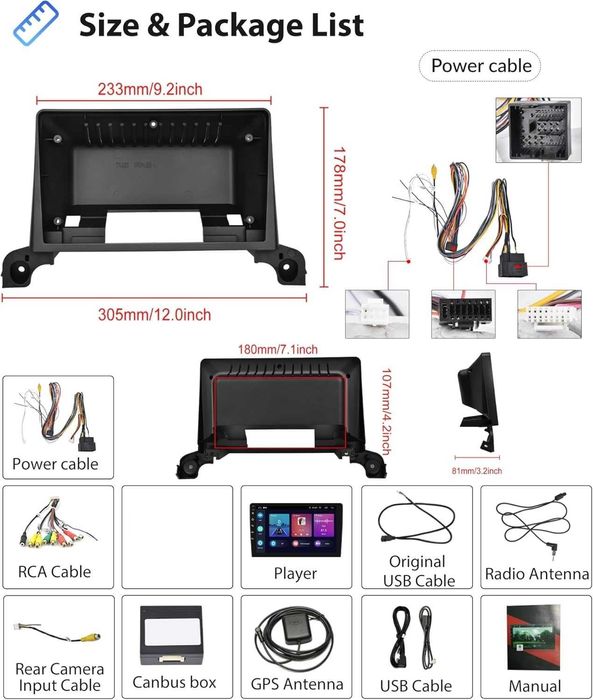 Мултимедия за Peugeot 4008 5008 Двоен дин Навигация плеър Android Пежо