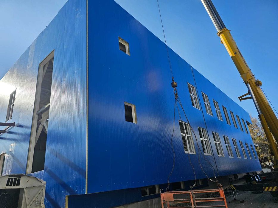 Монтаж сэндвич-панелей