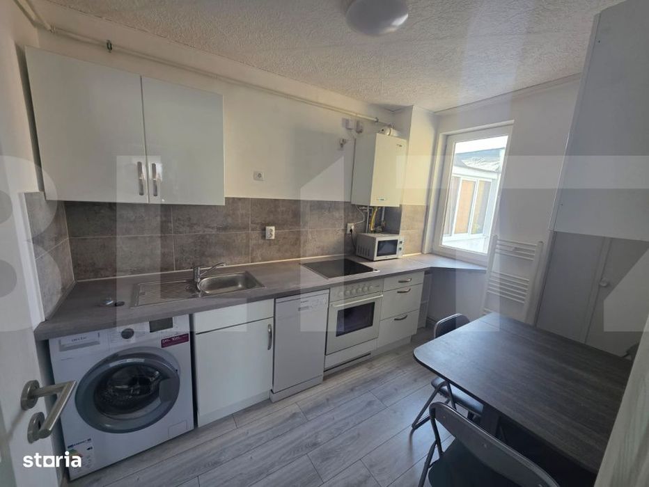 Apartament spatios cu 2 camere