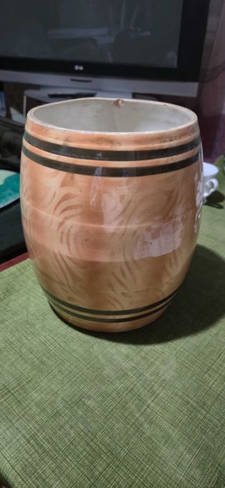 Советская керамическая бочка для солений 5л