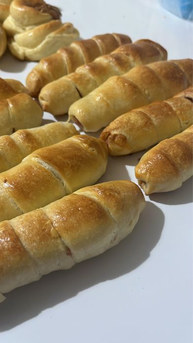 Горячая еда выпечки