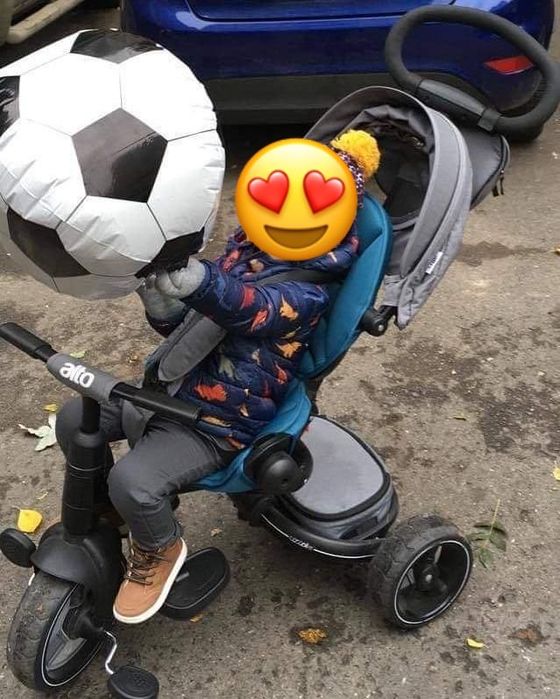 Tricicleta pliabila multifunctionala COCCOLLE Alto albastru