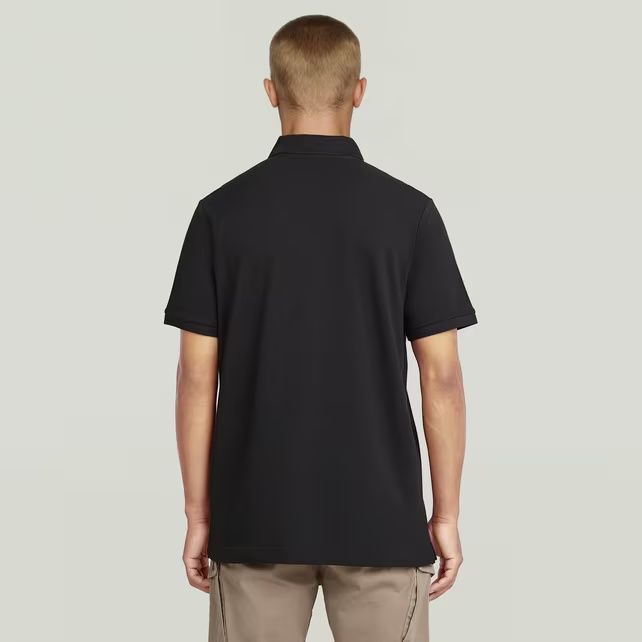 Тениска с яка G-Star Raw Oluv M  нова мъжка черна оригинална