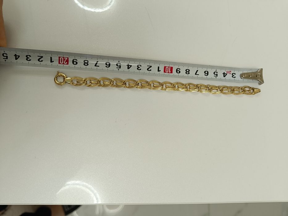 Lanț plus brățară aur 14 k