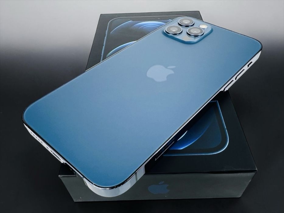 Apple iPhone 12 Pro 128GB Pacific Blue Перфектен! Гаранция!