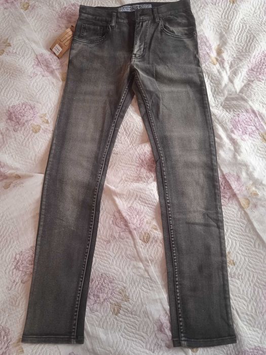 Распродажа!Джинсы новые серые