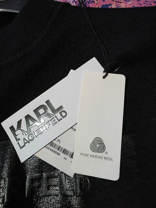 KARL LAGERFELD нов оригинален вълнен пуловер XXL