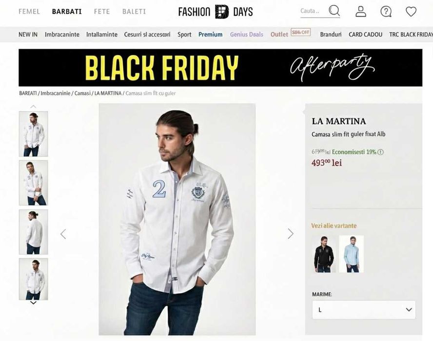 Camasa La Martina - Polo Barbados Edition