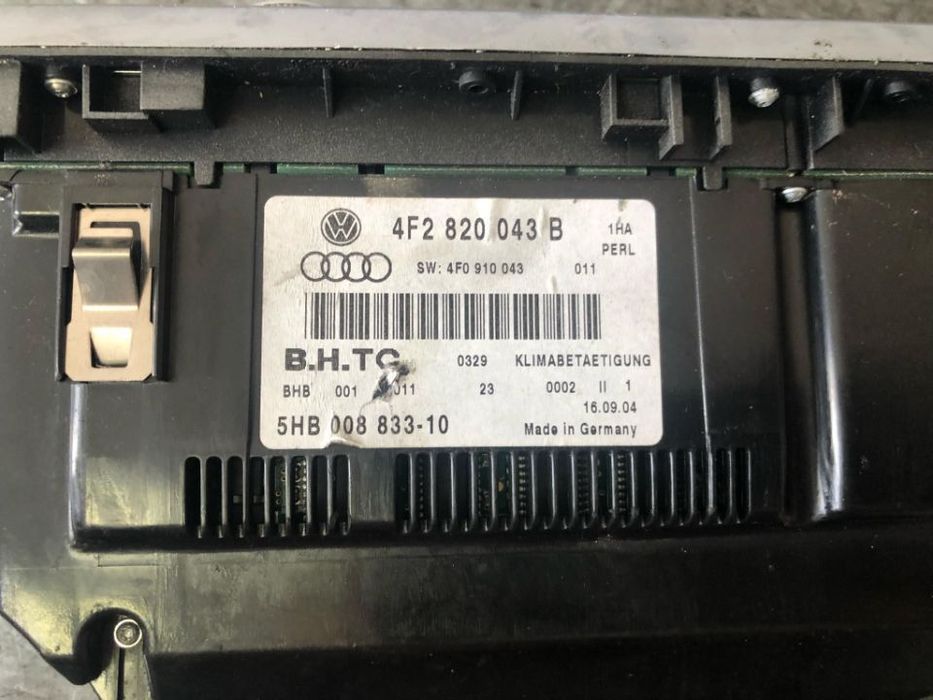 display comanda ac audi a6 4f