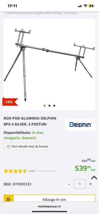 Rod pod delphin rpx